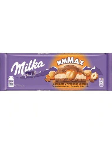 CHCTE. MILKA CARAMELO Y AVELLANA 300 GR