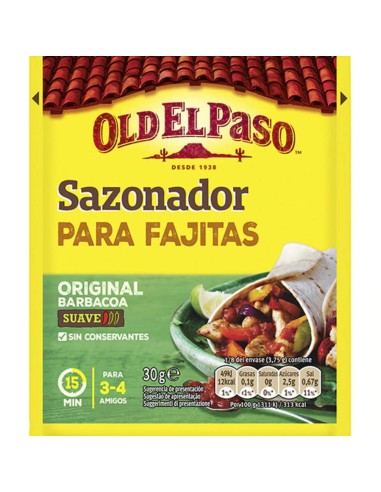 SAZONADOR FAJITAS OLDELPASO 30G