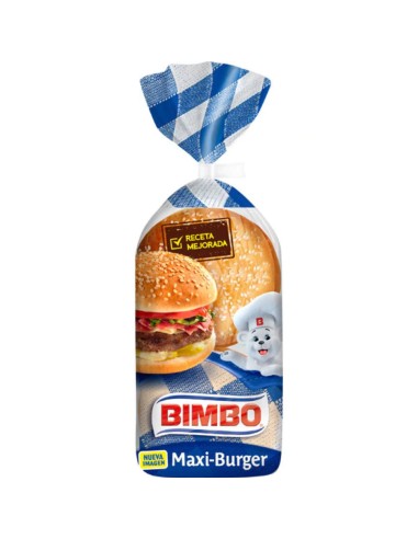 BIMBO MAXI BURGUER 4UN 300GRS