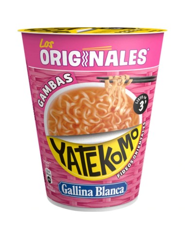 FIDEOS YATEKOMO VASO GAMBAS 61 GR.