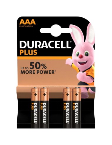 PILAS DURACELL PLUS LR-03 PK-4