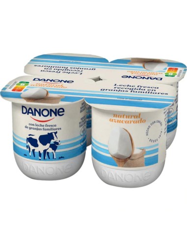 DA. YOGHOURT NATURAL AZUCARADO X4