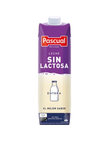 LECHE PASCUAL SIN LACTOSA ENTERA BRIK 1L