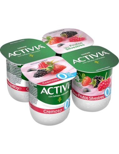 DA. ACTIVIA CREM FR. SILVESTRES 0% X4