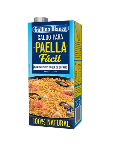 CALDO G.BLANCA PAELLA FACIL MARISCO BRIK 1LT