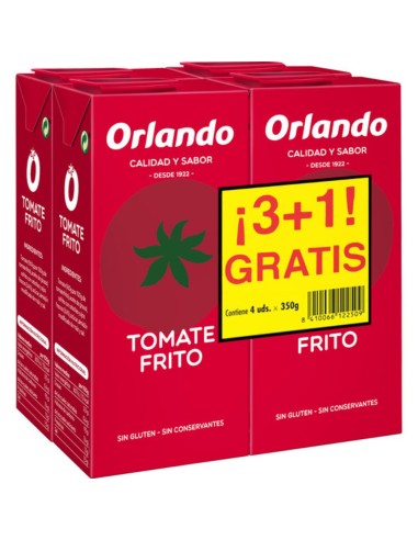 TOMATE FRITO ORLANDO 350GR 3+1 