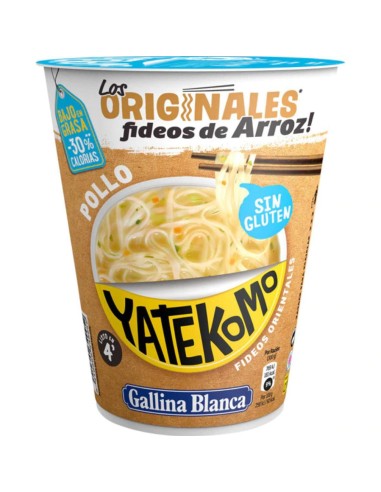 FIDEOS YATEKOMO  SIN GLUTEN POLLO 79 GR