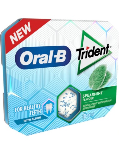 CHICLE TRIDENT ORAL B HIERBABUNA 10UN