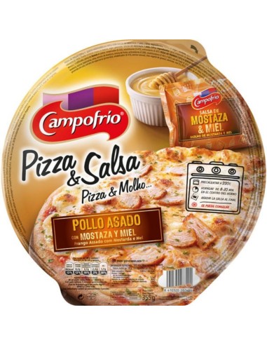 PIZZA CAMPOFRIO POLLO MOSTAZA-MIEL 355G