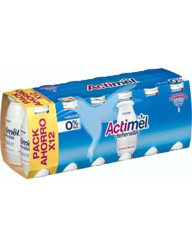 DA. ACTIMEL LÍQUIDO DESNAT.NATURAL X12