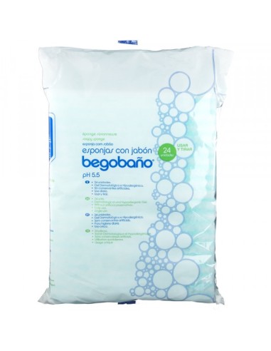 ESPONJAS CON JABON BEGOBAÑO 24U