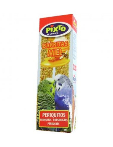 COMIDA PERIQUITOS BARRITAS MIEL 60 GRS