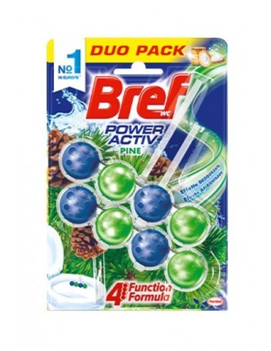 W.C. BREF DUPLO BOLAS VERDE NATURA 100GR