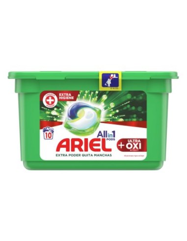 DTGNTE. ARIEL TABS 3EN1 ULTRA OXI 10 UND