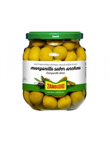 ACEITUNAS ZAMBUDIO MANZ. C/H SABOR ANCHO