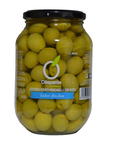 ACEITUNAS OLISPANIA C/H SABOR ANCH. 500