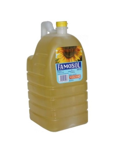 ACEITE GIRASOL FAMOSOL 5 LT.