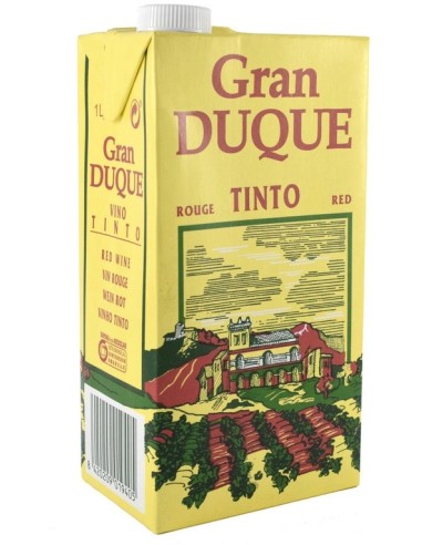 VINO GRAN DUQUE TINTO BRIK 1 LT.