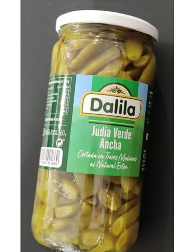 JUDIAS VERDES ANCHAS DALILA TARRO 660 ML