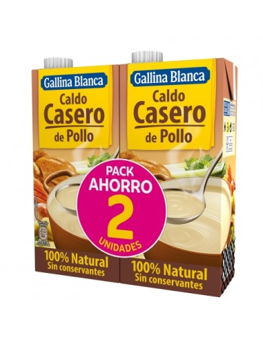 CALDO GALLO POLLO BRIK 1LT PK-2