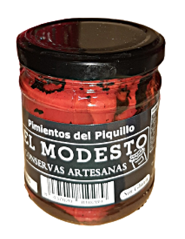 PIMIENTOS PIQUILLO ASADOS EL MODESTO 180GR