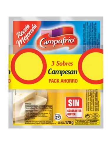 SALCHICHAS FRANKT. CAMPF. CAMPESAN PK-3 (510g)