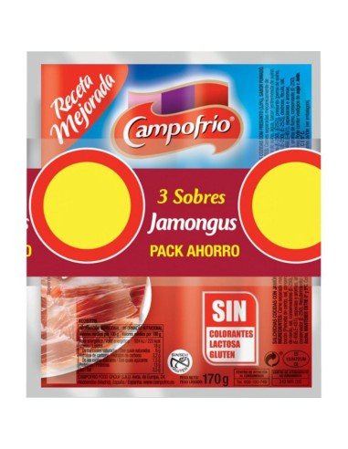 SALCHICHAS FRANKT. CAMPF. JAMONGUS PK-3 (510g)