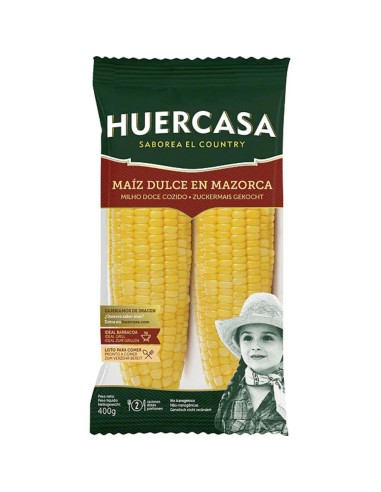 MAIZ  DULCE COCIDO HUERCASA 400GR