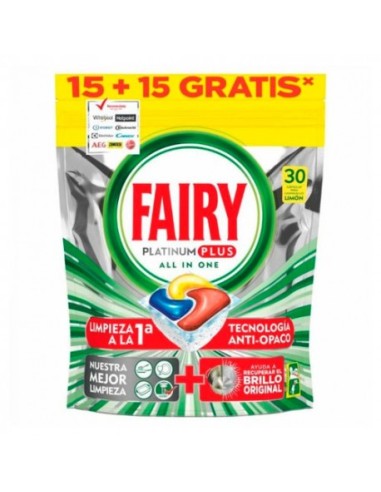 LAVAVAJILLAS FAIRY PLATINUM PLUS 15+8CAP