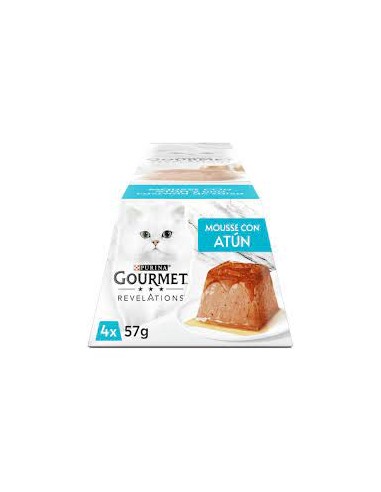 COMIDA GATOS GOURMET REVETIONS ATUN 4UN X57 GR