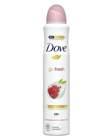 DEO. DOVE SPRAY GO FRESH GRANADA 200ML