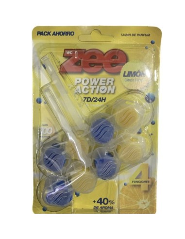 WC ZEE COLGADOR DUPLO LIMON 100GR