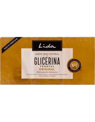 JABON PASTILLAS LIDA GLICERINA 125GR 3UND