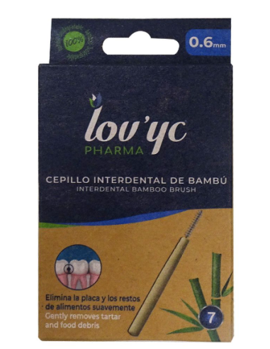 CEPILLO INTERDENTAL BAMBU LOVYC 06.MM 7UN