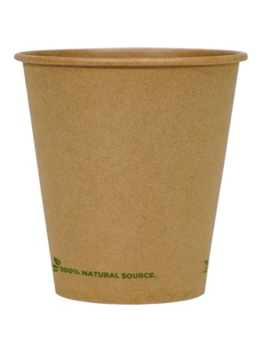 VASO CAFE CON LECHE CARTON GREEN TEX 240