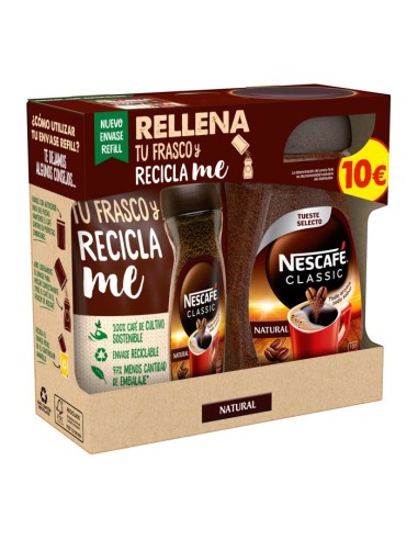 CAFE SBLE. NESCAFE NATURAL 200 GRS. + BOLSA 180GR