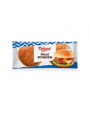 PAN MAXI BURGUER 4UN DCSOL 300GR